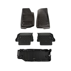 SET Covorase cauciuc Fata,  Spate si Cargo (SCURT)  Rugged Ridge pt. 18 - 29 Jeep Wrangler Unlimited JL 2 usi