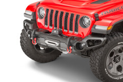 Bara Fata VENATOR cu Scut protectie frontal si Placa Troliu pt. 2018-2028 Jeep Wrangler JL/JLU & Gladiator JT