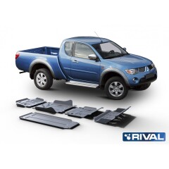 Set 5 scuturi  pentru Mitsubishi L200 / Triton Kaot  2.5 TD / Mitsubishi Pajero V3.0 V3.2  2008  - 2015 aluminium 6 MM Thickness