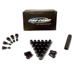 ANTI-THEFT LUG NUTS KIT PRO COMP 25 PCS (BLACK)