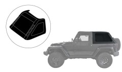 ROOF COVER FASTBACK - JEEP WRANGLER JK 2 DOOR