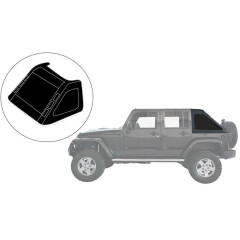 CARGO WINDOW COVER FASTBACK - JEEP WRANGLER JK 4 DOOR