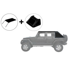 SOFT TOP BOWLESS - SUNTOP - JEEP WRANGLER JK 4 USI