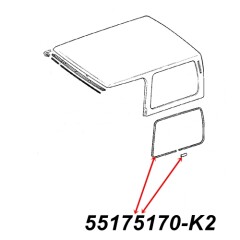Cheder  geam stanga sau dreapta  Hard Top  Mopar Jeep Wrangler YJ 1987-1995