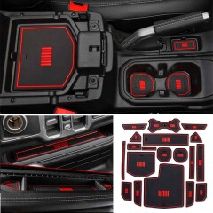 SET 19 Pad-uri Antiderapante Xprite pt. console pt. Jeep Wrangler JLU 2018+