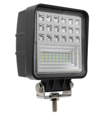 Proiector LED Auto Offroad 7D 63W/12V-24V, 5040 LM, Patrat, Flood Beam 150 Grade