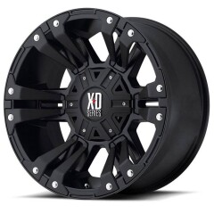 Janta Aliaj 9X20'', 5X127/5X139.7, ET 0, MATTE BLACK XD 822 MONSTER II - JEEP WRANGLER JK / JK