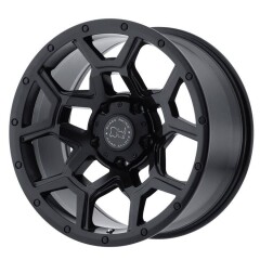 Janta Aliaj OVERLAND Black Rhino pt. 2007+ Jeep Wrangler & Wrangler Unlimited JK /JL/JT, 17x8 ET 0, 5x5 inch (127 mm)