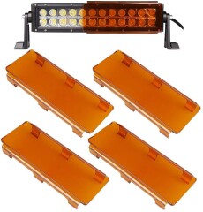 SET 2 Capace proiectoare LED 8 Inch - Light Cover Kit, 8 Inch, Amber