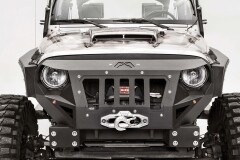 Bara Fata GRUMPER - DRAGON cu Suport Troliu pt. 07-18 Jeep Wrangler & Wrangler Unlimited JK / JKU