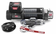 Troliu electric 12V - WARN 9.5XP, 9500 lbs/ 4310 kg, cablu sintetic Warn Spydura: 30m x 9.5mm