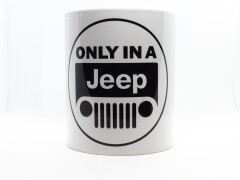 COOL JEEP GRILL LOGO CERAMIC COFFEE MUG, TEA CUP | BEST GIFT