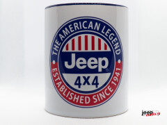 JEEP logo MUG, JEEP THE AMERICAN LEGEND - BLUE