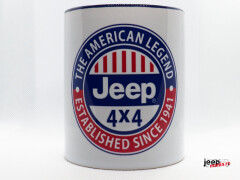 JEEP logo MUG, JEEP THE AMERICAN LEGEND - RED