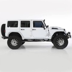 Praguri Rock Sliders cu Treapta  - APOLLO Smittybilt; 07-18 Jeep Wrangler JKU, 4 Door