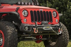 Bara Fata ARCUS cu Suport de troliu si carlige recovery pt. 07-18 Jeep Wrangler & Wrangler Unlimited JK / JKU - by Rugged Ridge™