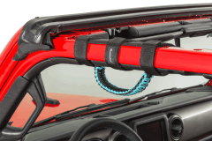 Manere Paracord , Albastru4xe/Negru, Pereche  pentru 55+ Jeep CJ/Wrangler/Gladiator