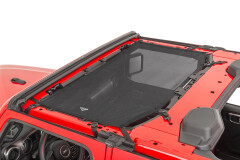 ShadeMaker Freedom Mesh Bimini Top NEGRU pt. 2018+ Jeep Wrangler JL 2 Door