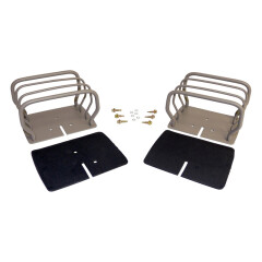 Grila protectie Stopuri - Titanium pt. 76-06 Jeep CJ-5, CJ-7, CJ-8 Scrambler & Wrangler YJ, TJ, Unlimited