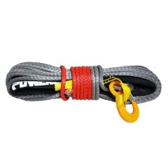 Plasma / Cablu sintetic cu carlig tractare PowerLine, 28m X 12 mm, 13.5T, GRI