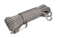 Cablu sintetic troliu PowerLine, 25m X 10 mm, 10.5T, GRI