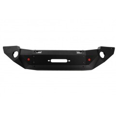 Bara Fata Otel cu Placa de Troliu  STEALTH  pt. 07-17 Jeep Wrangler & Wrangler Unlimited JK