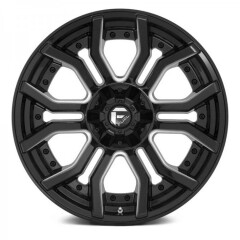 Janta Aliaj Alloy wheel D711 Rage Gloss Black Milled Fuel 20x9