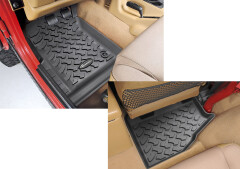 Floor Liner Kit, Black, F/R, 97-06 Wrangler TJ/LJ