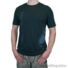Tricou MetalCloak Logo Negru