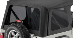 Set geam fumuriu Bestop negru pentru Jeep Wrangler TJ 03-06