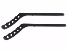 Black Steel Grab Handle Set Rear