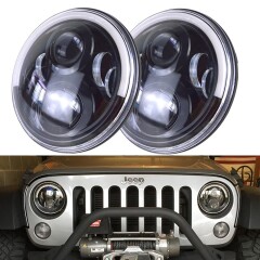 Set faruri LED JEEP Wrangler JT JK Rubicon Sahara 120W