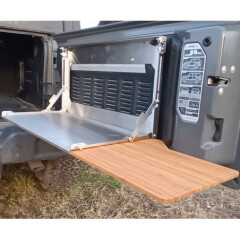 Masuta Usa Spate MOLLE pentru Jeep Wrangler JL / JLU (Material placă: Bambus)