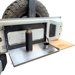 Masuta Usa Spate MOLLE pentru Jeep Wrangler JK / JKU (Material placă: Bambus)