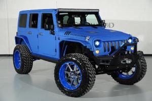 2015 Jeep Wrangler Unlimited Rubicon Hydro Blue Finish